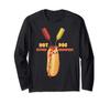 Funny Hot Dog Lover Hot Dog Eating Champion Long Sleeve T-Shirt