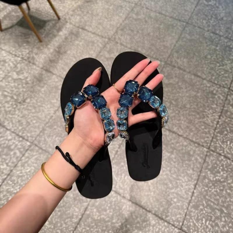 

High-top Shoes, Wedge-style Women s New Platform Anti-slip Slip-on Beach Sandals 35 чёрный