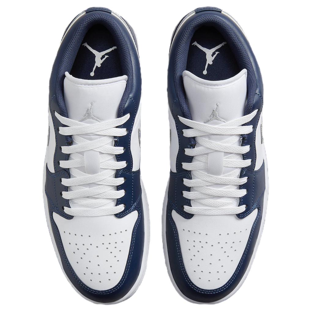 Jordan 1 Low Wolf Grey Midnight Navy Jordan 553558-141 Jordan 553558-141
