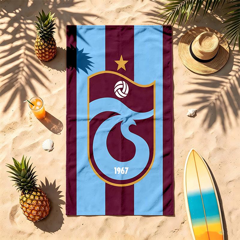 Trabzonspor (5) Thema Strandtuch Sandabweisend Weich Und Bequem Geeignet Für Den Pool Camping Yoga Und Tauchen Ein Reise