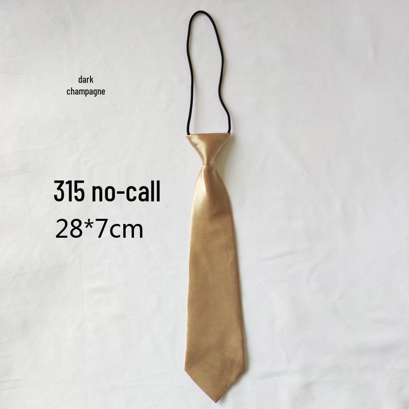 Solid Color Short Pullover with Cute Tie for Women & Children - Casual Uniform Accessory