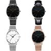 Stylish Geneva Couple Quartz Watch For Men And Women Business Casual Design Waterproof Decorative 10m Water Resistance