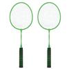 Badminton Racket Set Split Type Soft Nylon Handle Shock Proof Iron Alloy Double Badminton Racket for Boys Girls