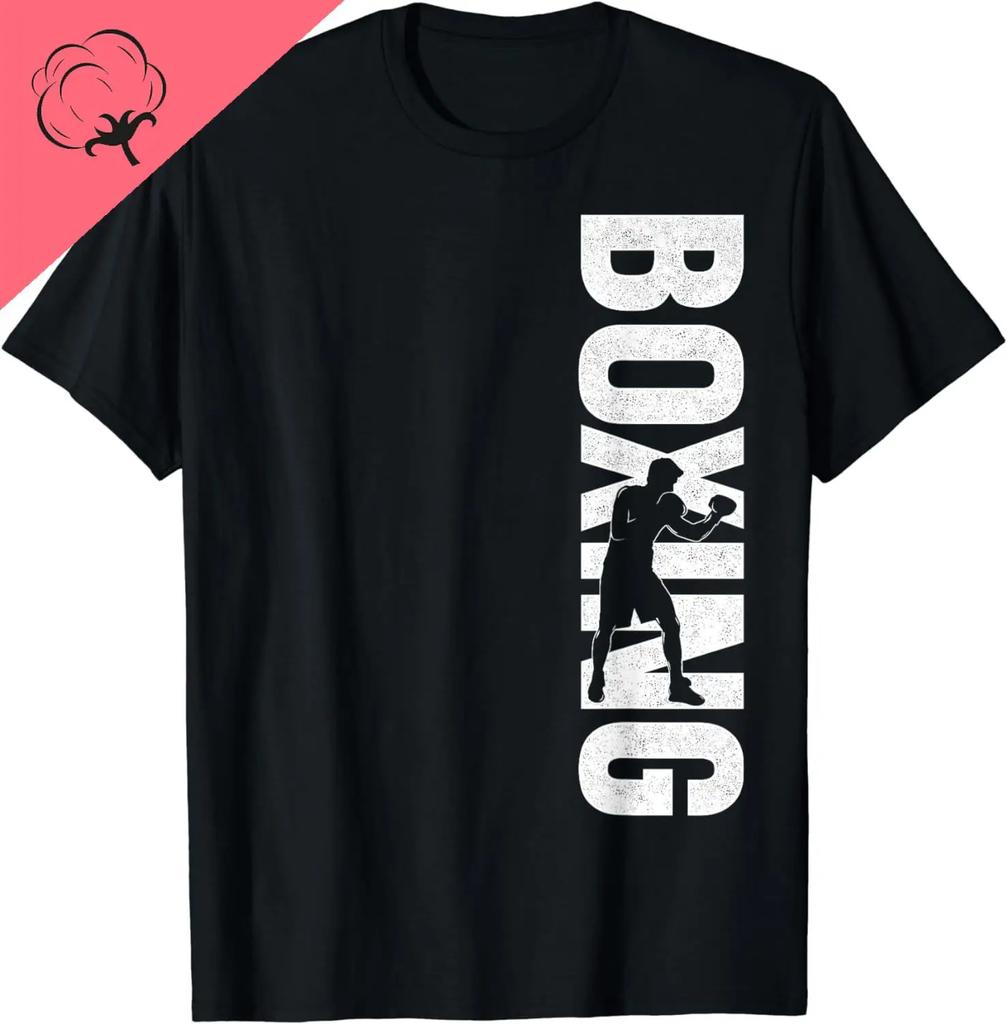 Funny Birthday Gift Boxing Vintage Boxing T-Shirt Men Clothing Streetwear Graphic T Shirts Anime Clothes Harajuku Camiseta