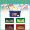Coleção Nostálgica de Cartuchos de Jogos de NDS, GBM, GBA, GBASP com Designs Lendários de Pokémon