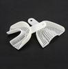 10Pcs Dental Impression Trays Perforated Bite Tray Teeth Holder Oral Care Dentist Lab Materials