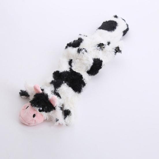 Jucărie de mestecat pentru animale de companie Amuzantă Interactivă Moale de Pluș Rezistentă la Mușcături Deschidere cu Bandă Adezivă Dinți