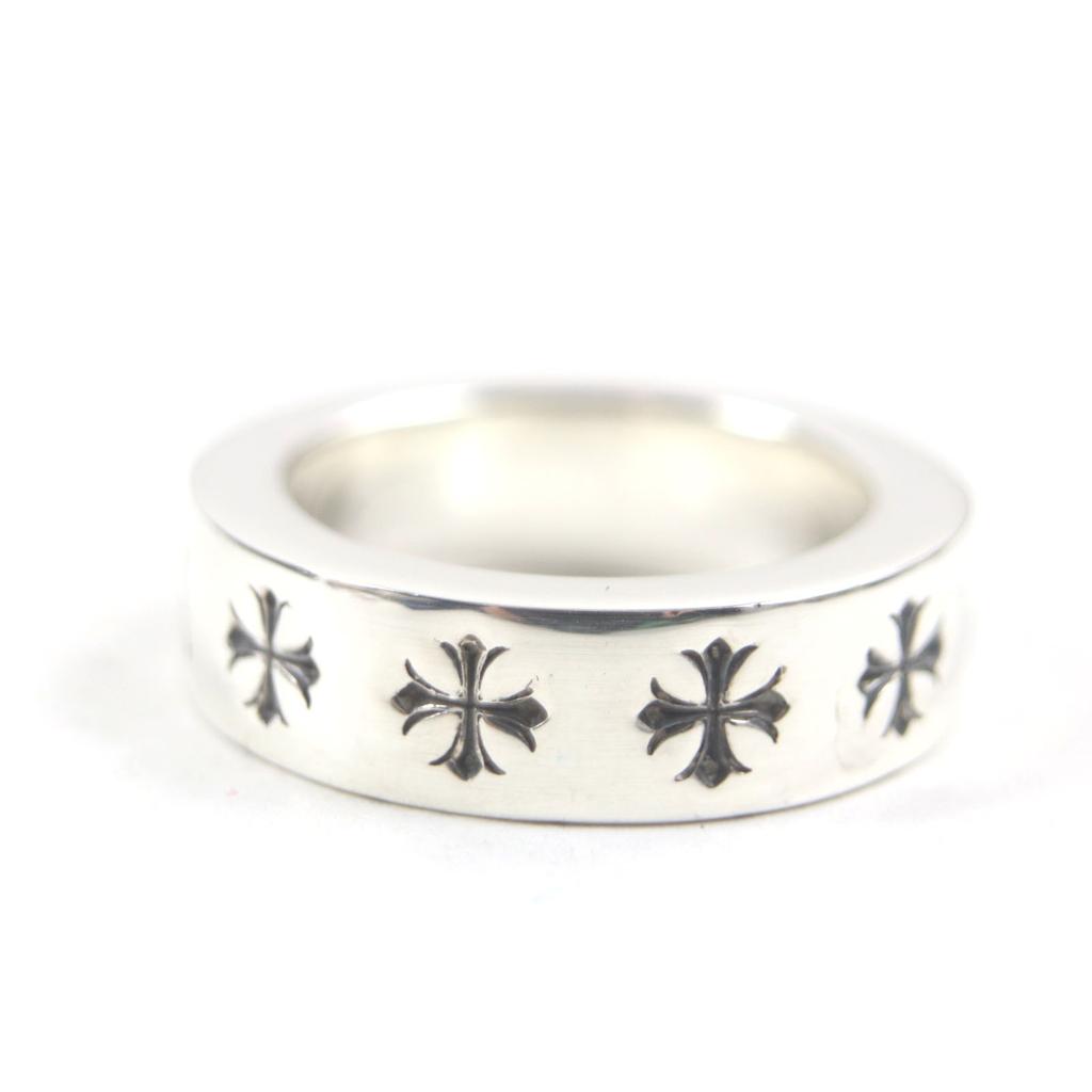 Ausgezeichneter CHROME HEARTS Ring Abstandshalter Ring Forever 0,2 Zoll Silber 925 Herren Gebraucht