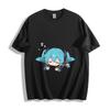 Hatsune Miku Sleepy Chibi T - Shirt - Cute Anime Character Design Unisex Tee