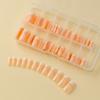 120x/Box French Tip False Nails Press On Nails Coffin False Nails Full Cover Stick on Nails Artificial Nails for Woman