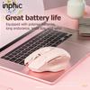 Inphic F8 2.4GHz Bezdrôtová myš Nabíjateľná Tiché kliknutia 2400dpi Optická myš pre notebook PC Rýchle nabíjanie cez USB-C