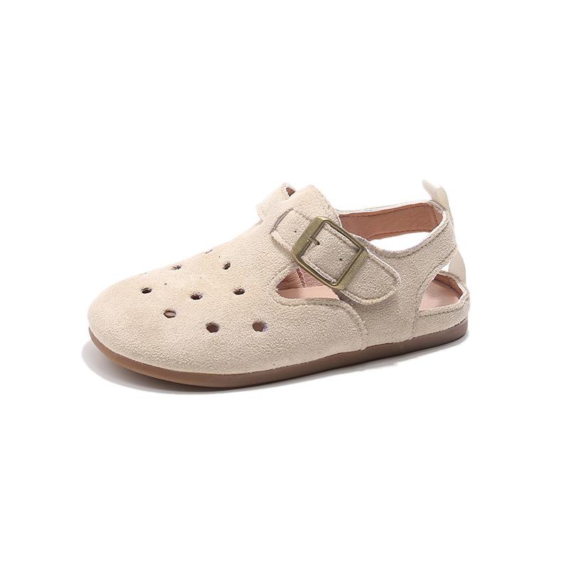 2025 Summer New Children's Sandals Anti slip Girls' Sandals Fashion Girls' Shoe Hollow Children Shoe Versatile Girl Single Shoes