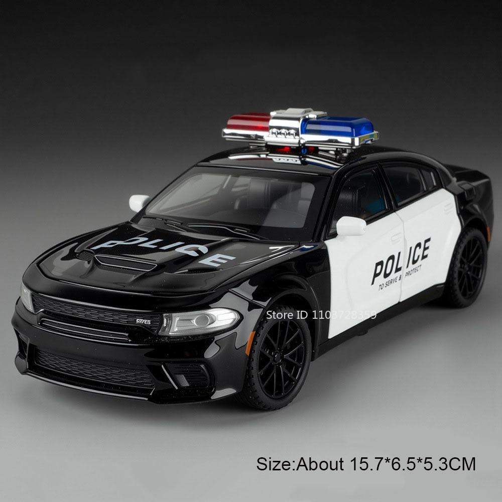 1:32 Vulcan Swat Polizei Sicherheitsauto Spielzeugmodelle Metall Druckguss Charger Polizeifahrzeuge Rückzieher Türen Geöffnet Sound Licht Verzierungen