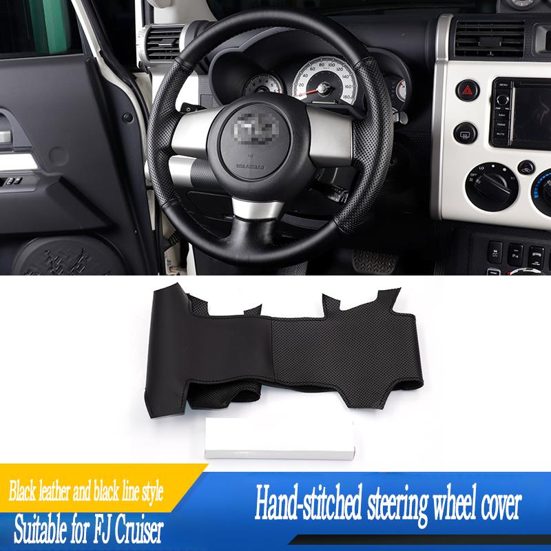 

Для Toyota FJ Cruiser 2007-2022 Чехол на руль Ручная работа Чехол на ручку руля Аксессуары для интерьера