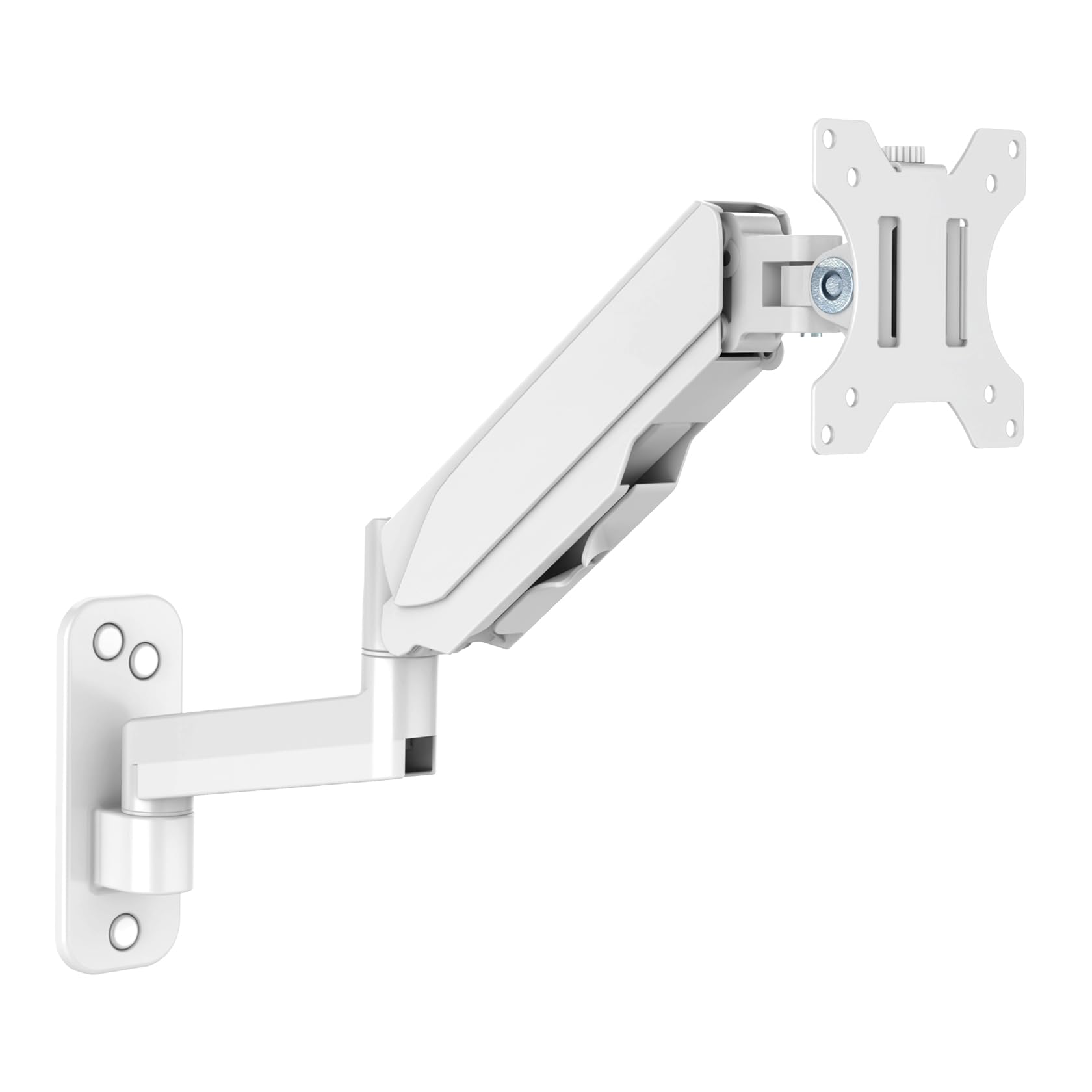 

METIYA PC Monitor Fits up to LCD Height Tilt VESA Weight Capacity Wall-Mounted Arm, 32-inch Displays, Articulating, Adjustable, Adjustable, 75x75, белый