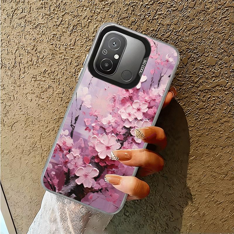 Cherry Blossom Sakura Fashion Shockproof Phone Case for Xiaomi Poco X7 X6 X5 X3 Pro F7 Ultra M8 Redmi 15C 15 14C 13C 12C 10C 13