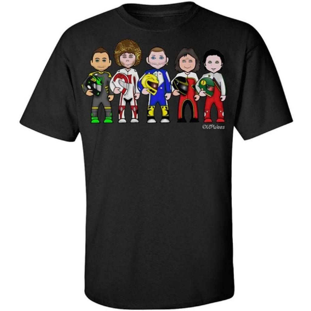VIPwees - Moto GP Legends - Original Caricature Organic Cotton T-Shirt