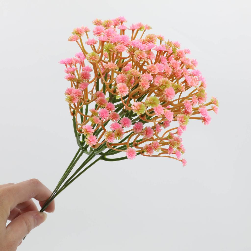 6Pcs Artificial Gypsophila for Wedding Home Decoration Realistic Plastic Flowers DIY Arrangement