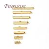 18K Gold Plated Crimp End Caps Slider Clasps Tube Slider End Caps Connectors For DIY Bracelets Accessories,Ball Chain Clasps