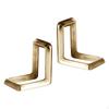 Artistic Abstract Bookend | Toned Finish, Modern, Sculptural Bookend, for Bookshelf