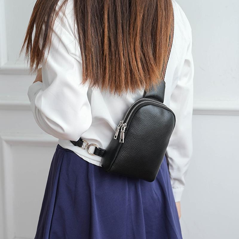 New Solid Color Women's Crossbody Bags Casual Ladies PU Leather Shoulder Bags Fashion High-quality Female Small Chest Handbags