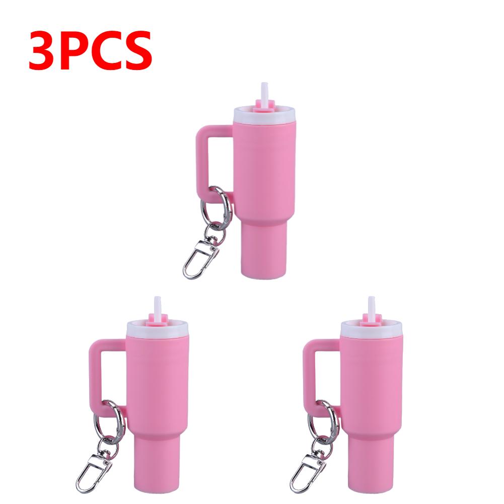 Mini Cup Keychain Mini Tumbler Keychain Cute Tumbler Key Ring Handbag Charms Key Ring Mini Keychain Pendant for Handbag Decor