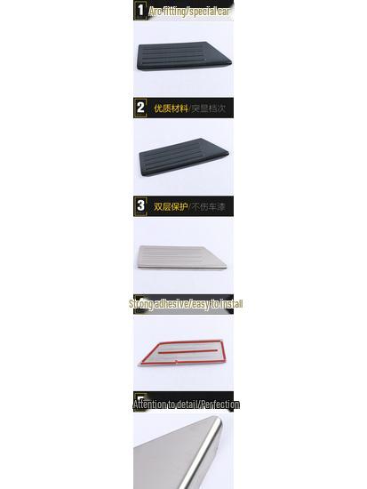 Stainless Steel Pedal Covers for Model 3 (2019) - Accelerator, Brake, and Rest Pedal