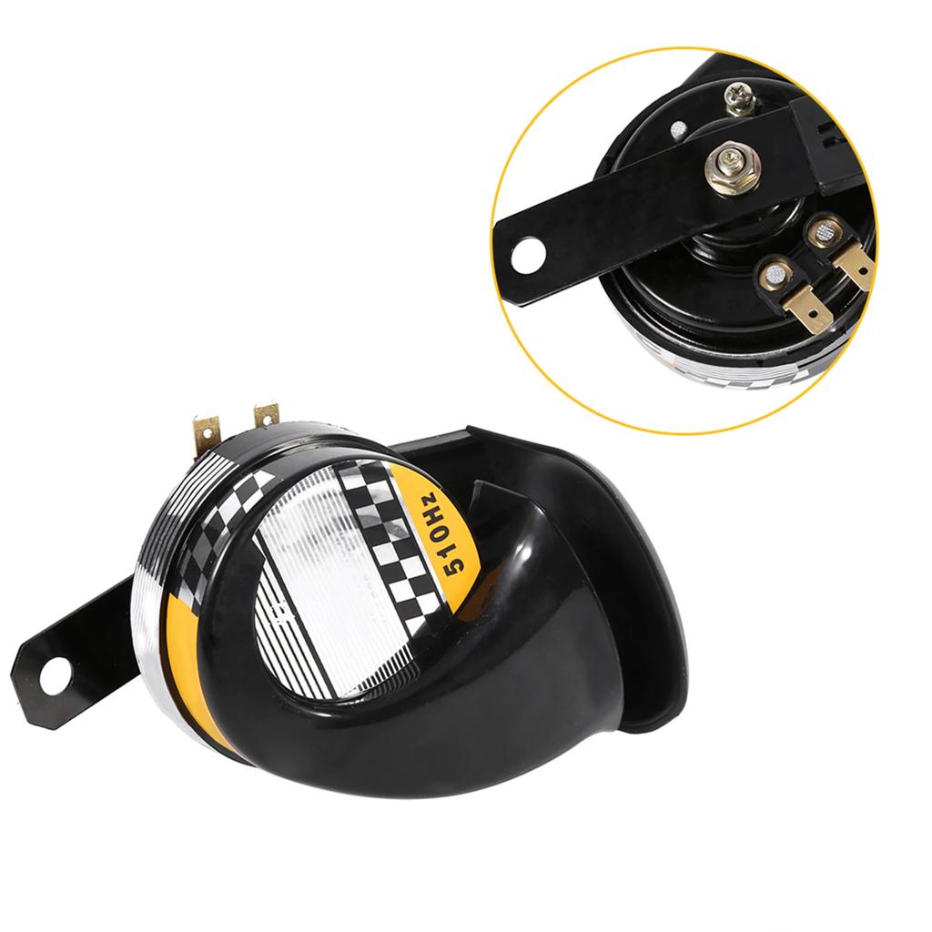 Snail Air Horn Snail Motorcycle Speaker  Mini Loud Electronic Snail Horn For Motorcycle Loud Voice Speaker 12V 510HZ
