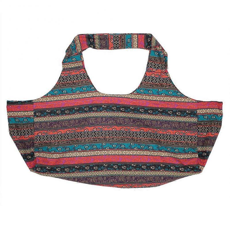 Large-capacity Foldable Canvas Storage Bag, Single-shoulder Yoga Bag