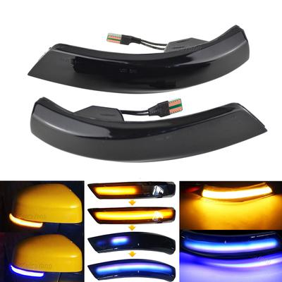 Dynamiczne światło kierunkowskazu LED lusterko wsteczne sekwencyjne światło kierunkowskazu dla Ford Focus 2 3 Mk2 Mk3 Mondeo Mk4 EU
