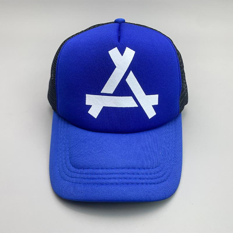Breathable Cartoon Letter Fashion Men'S And Women'S Baseball Cap Cotton Hip Hop Skateboard Hollow Casual Sun Hat