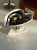 Creative Korean-style Ceramic Love Cake Fruit Plate Heart-shaped Dessert High-foot Plate Home Decoration Jewelry Storage Plate