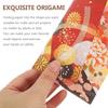 OSALADI Printed Square Origami Japanese Style and Interior 50-Pack Double-Sided Paper, Design, Beginner-Friendly Origami, Craft, Stationery,