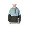 Under Armour Rival Amp Color Block Fleece Hooded Training Sweatshirt Men Sweatshirt Blue 1357090-424