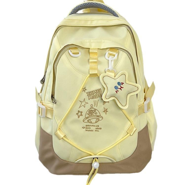 High-looking Cute College Style College Student Backpack Junior High School High School Student School Bag Travel Leisure Large Capacity Backpack