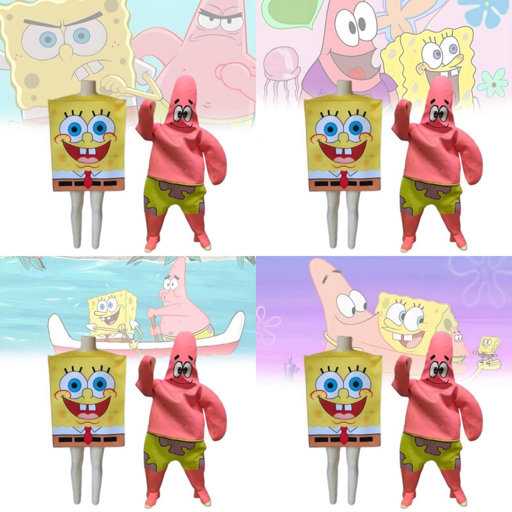Urocza Różowa Rozgwiazda Dla Dorosłych z Motywem Spongebob Kanciastoporty