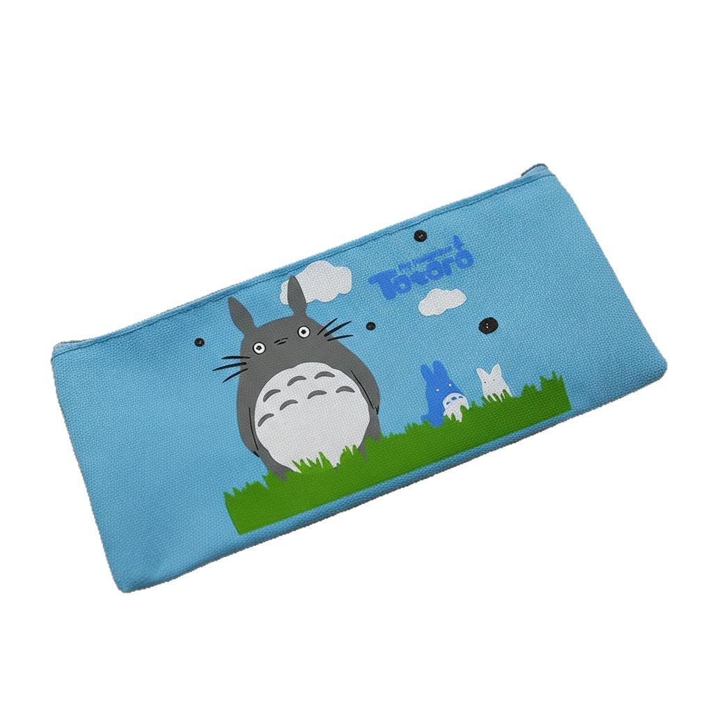 

Cartoon Pencil Case for Girls: Large Capacity Korean-Style Canvas Stationery Bag