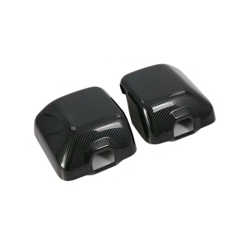 Pro Jeep Wrangler JL 2018 Boční Zrcátko Křídlo Pohled zezadu Zadní krytky Styl ozdobného krytu z uhlíkových vláken Styling vozu