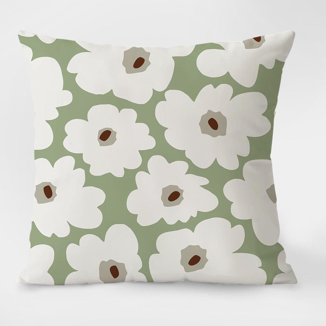 

Весенний пасторальный свет роскошный узор декоративная наволочка гостиная спальня квадратная подушка наволочка 40x40cm