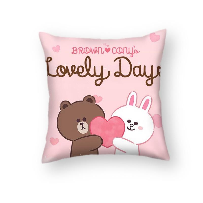 New Cartoon Doll Home Cute Pillow Cushion Cover Couple Gift Nap Sofa Car Gift Pillow