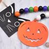 Pumpkin Black Cat Halloween Wooden Bead Garland Halloween Bead String  Bracelet Making Accessory