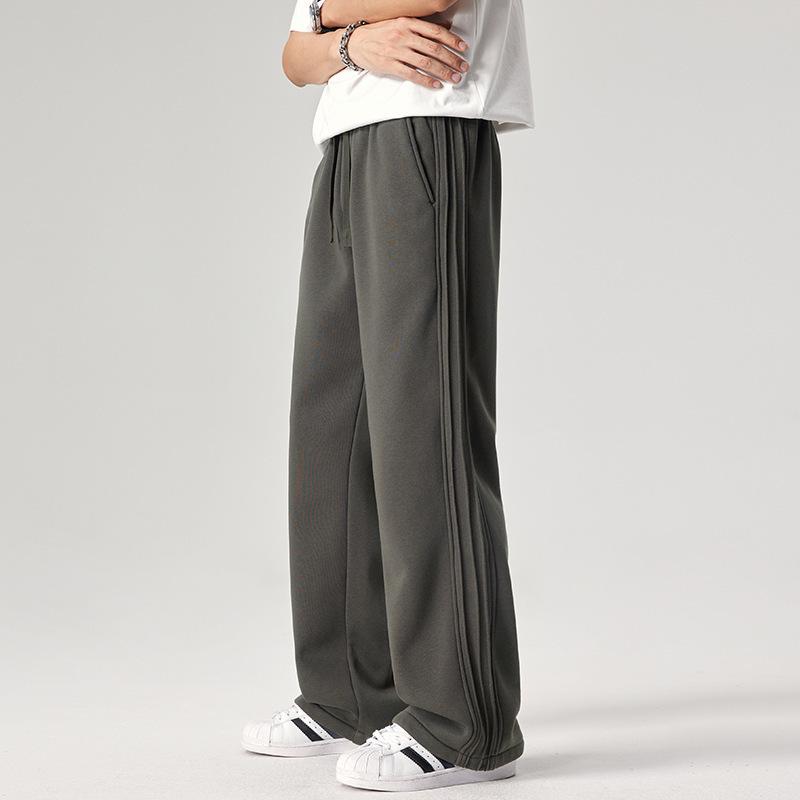 

Трикотажные брюки мужские весенние полосатые прямые брюки мужские весенние широкие брюки мужские повседневные широкие брюки мужские повседневные брюки мужские весенние 4XL