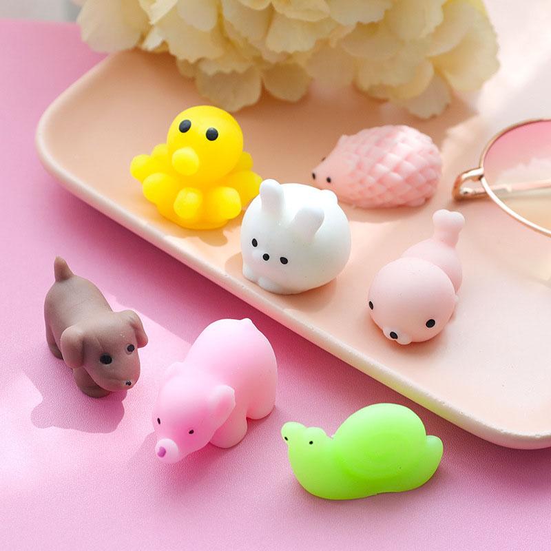 Random Stress Relief Toy Pinching Squeeze Cute Soft Fun Safe Venting Doll Pet