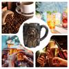 Novelty Coffee Mugs 400ml Resin Raging Ape Home Decoration Dad Coffee Mug For Cold Weather Picnic Fishing Outdoor Water Campfire