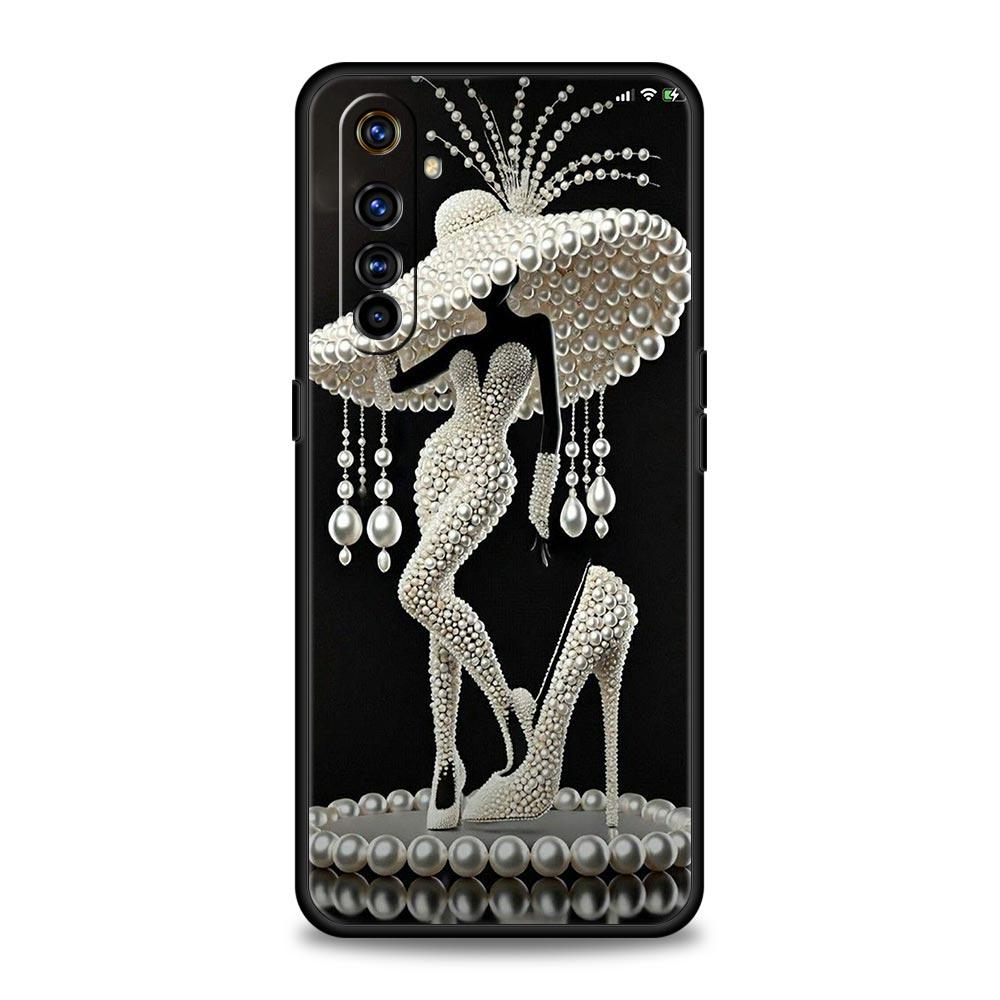 Cute White Clothes Soft TPU For Realme 13 12 11 10 9 Pro Plus GT3 GT2 C21 C25 C35 C53 C55 C67 Pro 5G Phone Case Cover Fundas Bag