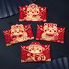 4pcs/set Blessing Words Red Pocket Cartoon Money Gift Envelope Cute Lucky Money Bag  Spring Festival