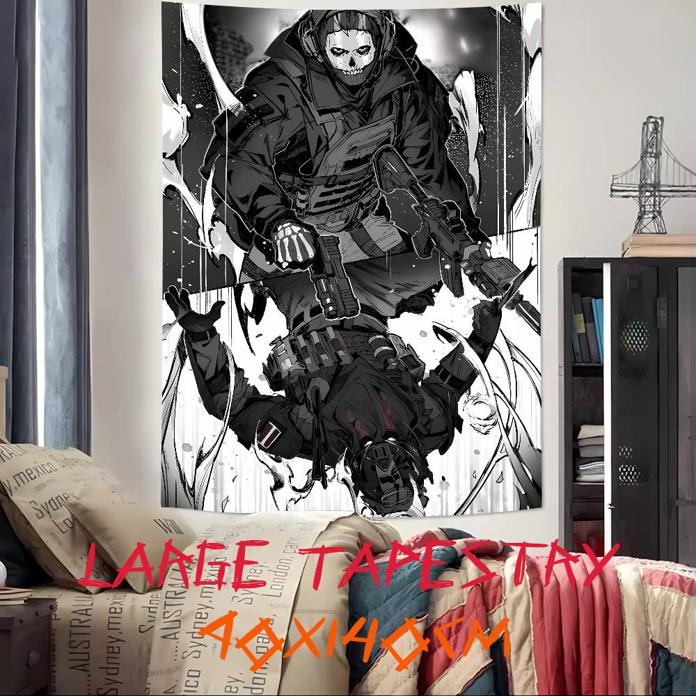 Cool Hot Popular CCallS Of Game DdutyS Gaming Tapestry Wall Hanging Wall Rugs Dorm Decor Blanket Camping Decoration Tapestry