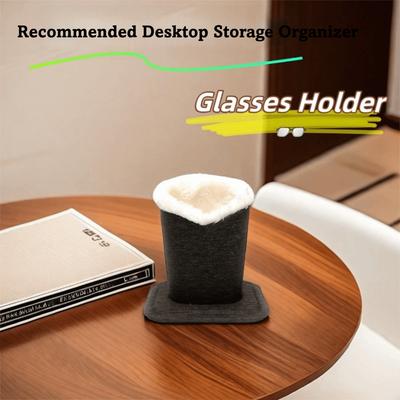 Anti-Scratch Glasses Box Linen Sunglass Stands Portable Glasses Case  Nightstands