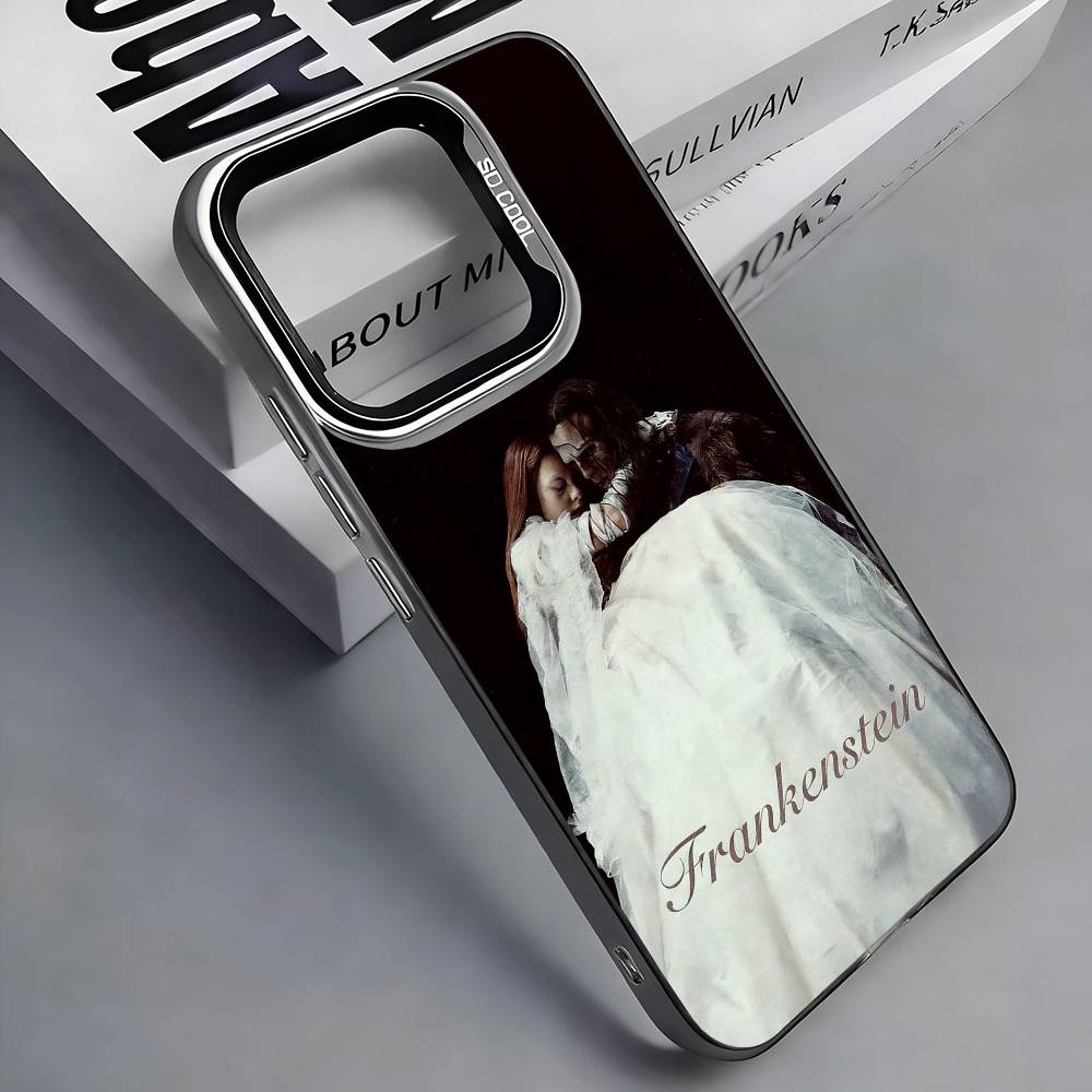 Frankenstein guillermo del toro Phone Case For iPhone 17, 16,15,14,13,12,11 Plus,Pro Max, Colorful Silver Funda Cover
