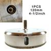 4-1/2 Inch Diamond Tippedile Drill Bit for Ceramic Glass with Coolant Guide - Compatible with Handheld & Vertical Drilling Rigs